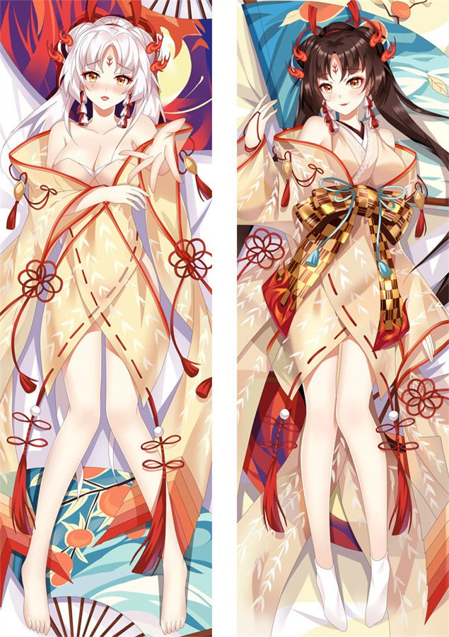 Onmyoji Golden Kimono Duo Body Pillow