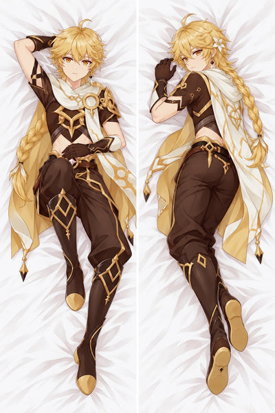 Aether Golden Traveler Body Pillow