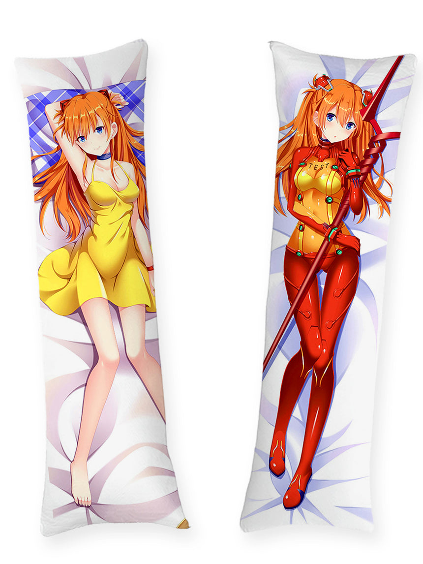 Asuka Langley Plugsuit and Sundress Body Pillow