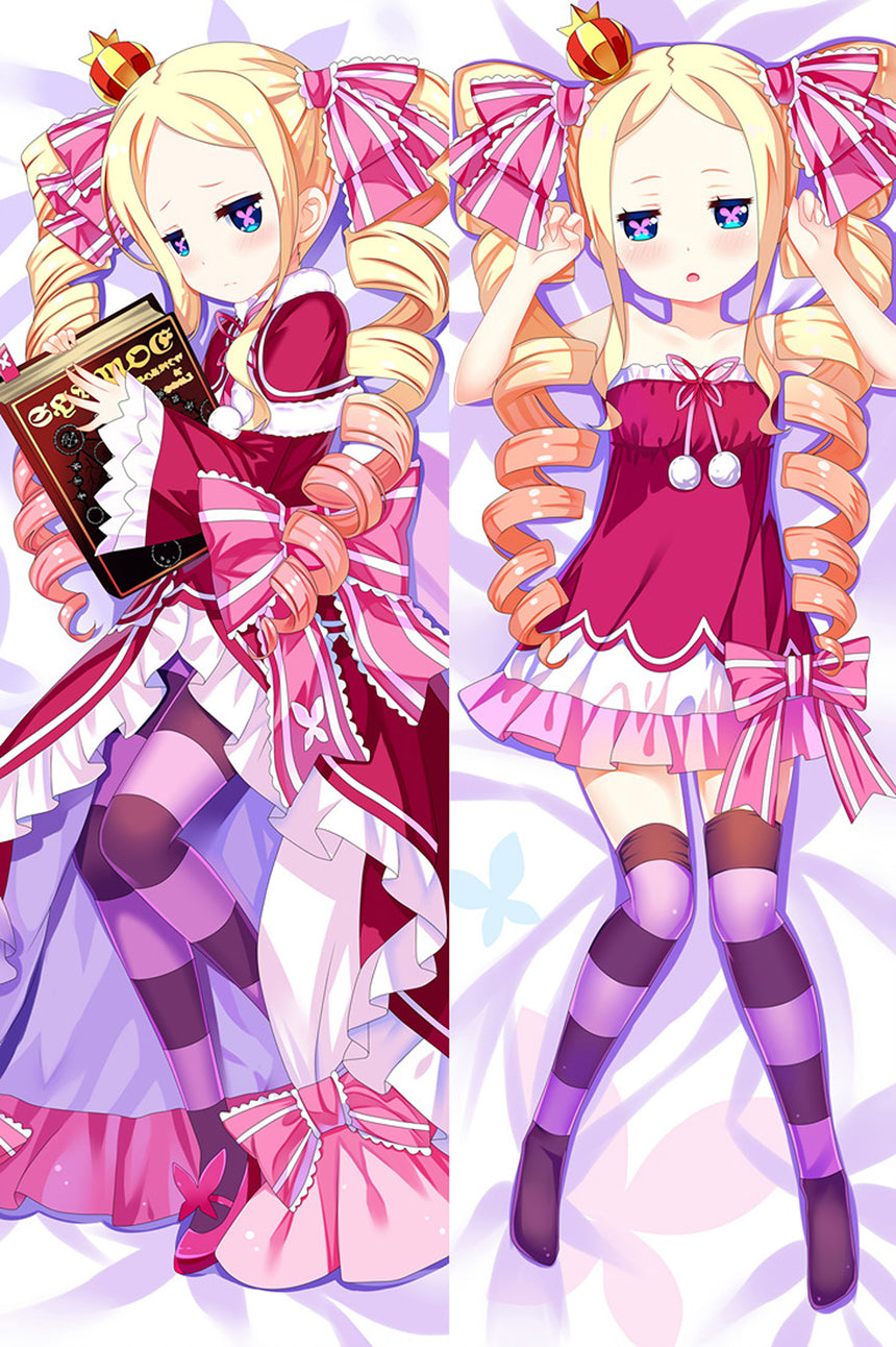 Beatrice Pink Ribbon Dress Body Pillow