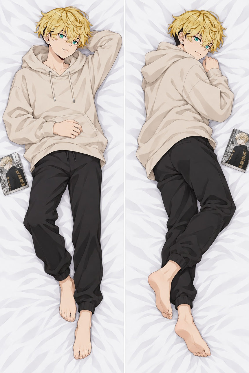 Chifuyu Beige Hoodie Body Pillow