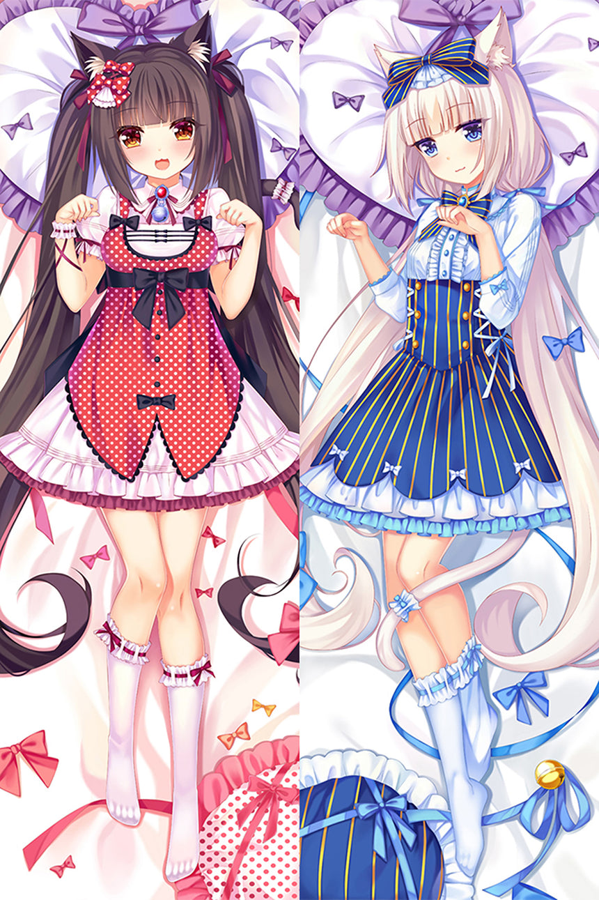 Chocola and Vanilla Ribbon Dresses Body Pillow