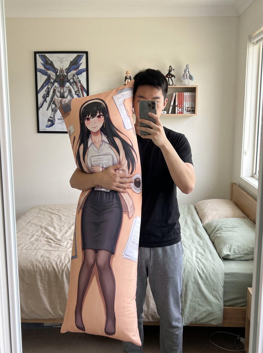 Tsurumaru Kuninaga White Crane Kimono Body Pillow