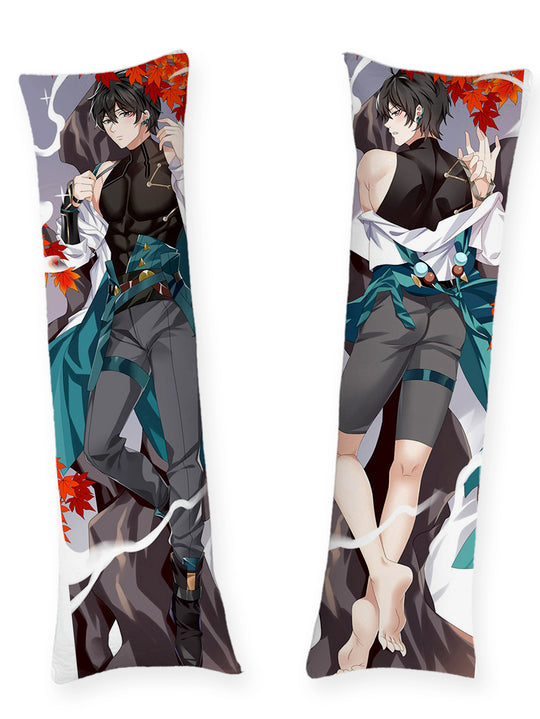 Dan Heng Red Maple Body Pillow