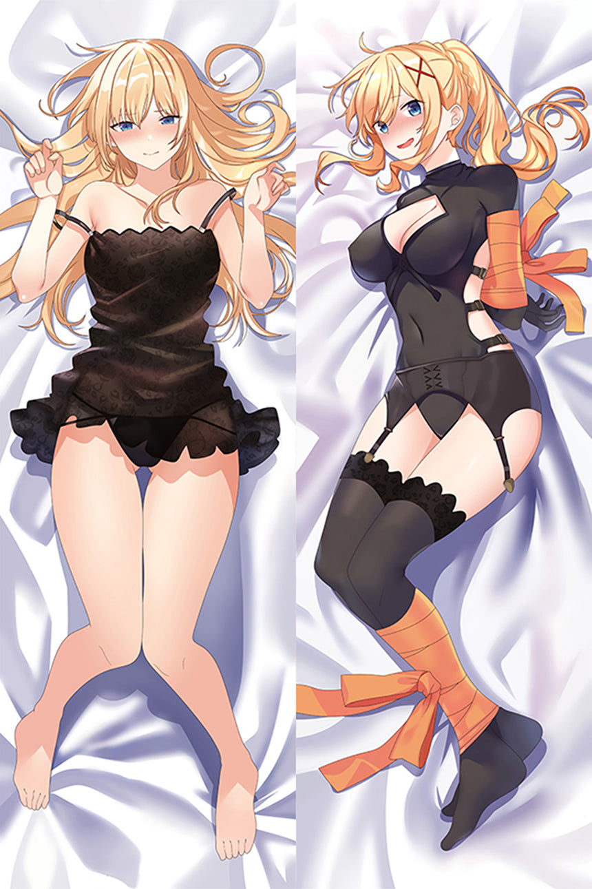 Darkness Black Lace Body Pillow