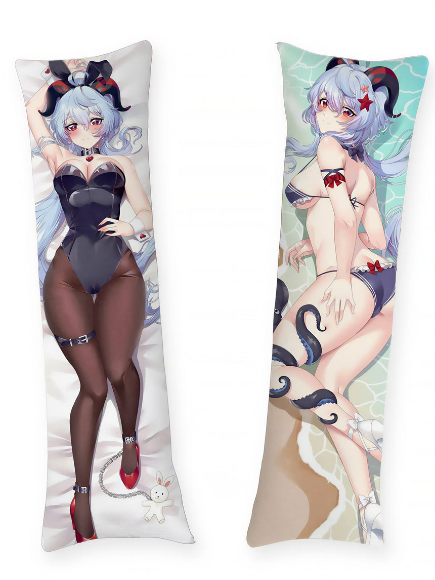 Ganyu Bunny Girl Body Pillow