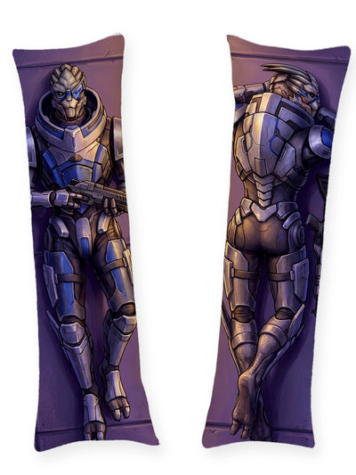 Garrus Rooftop Bottles Body Pillow