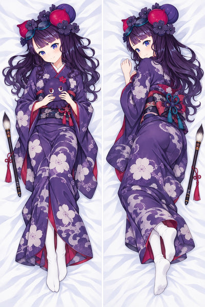 Hokusai Painter Kimono Body Pillow