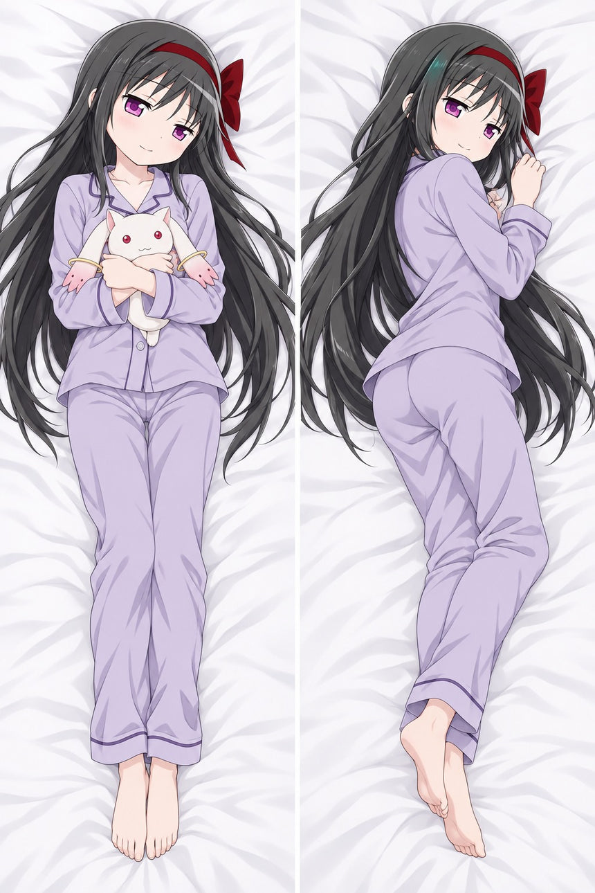 Homura Akemi Lavender Pajamas Body Pillow
