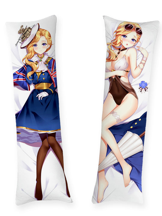 Hood Royal Navy Coat Body Pillow