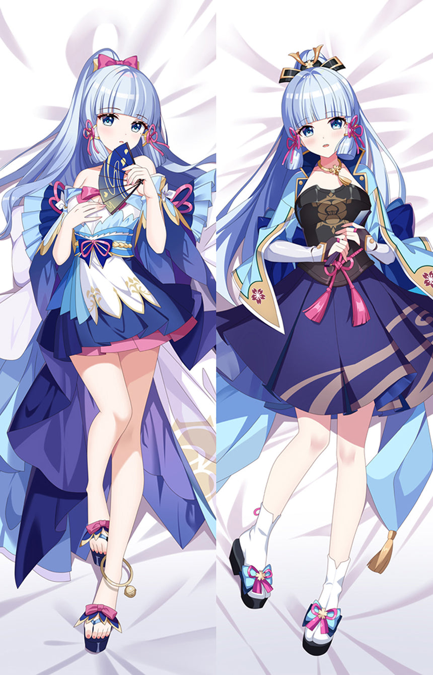 Kamisato Ayaka Blue Kimono Body Pillow
