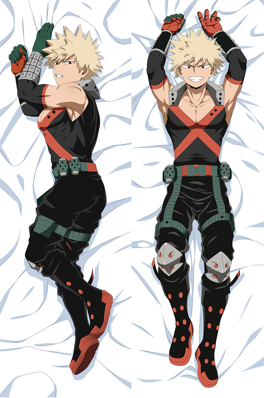 Katsuki Bakugo Hero Costume Body Pillow