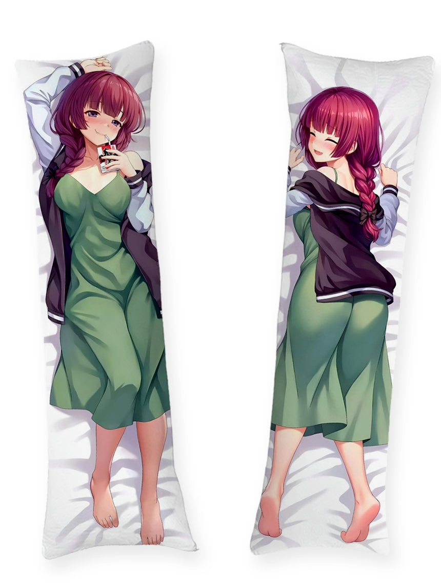Kikuri Hiroi Green Dress Body Pillow