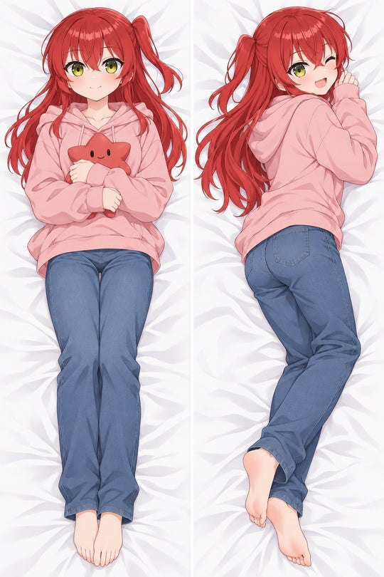 Kita Pink Hoodie Body Pillow