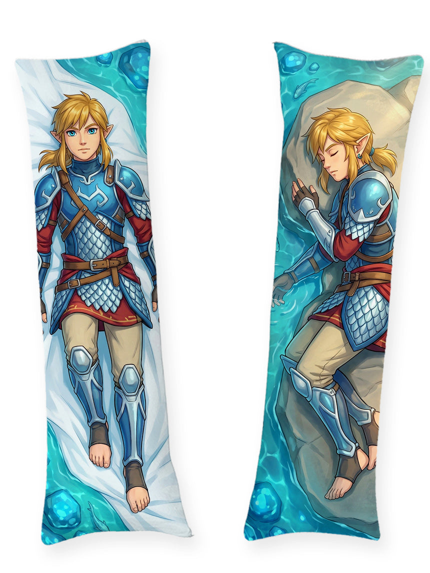 Link Legend of Zelda Zora Armor Body Pillow