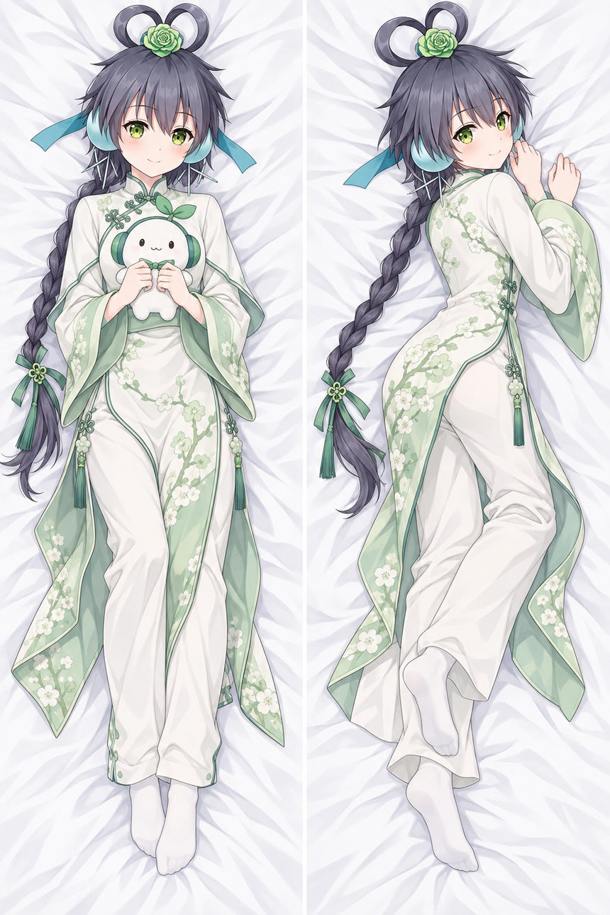 Luo Tianyi Green Qipao Body Pillow