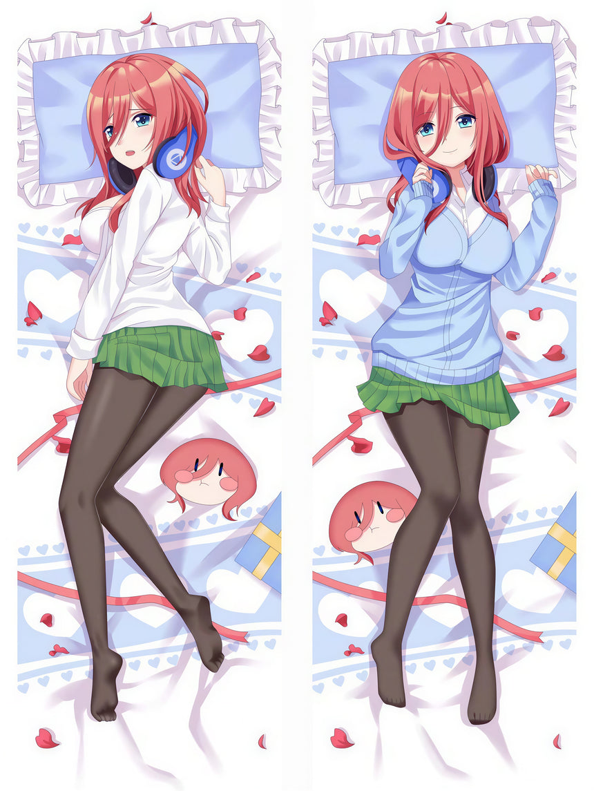 Miku Nakano Headphone Body Pillow 2