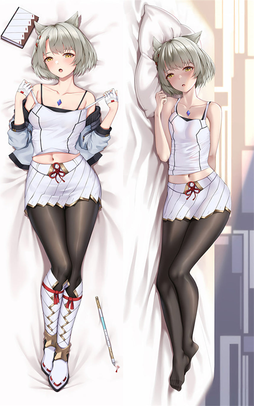 Mio Xenoblade White Top Body Pillow