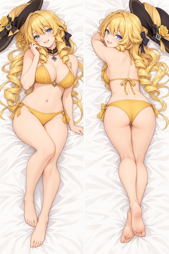 Navia Golden Bikini Body Pillow