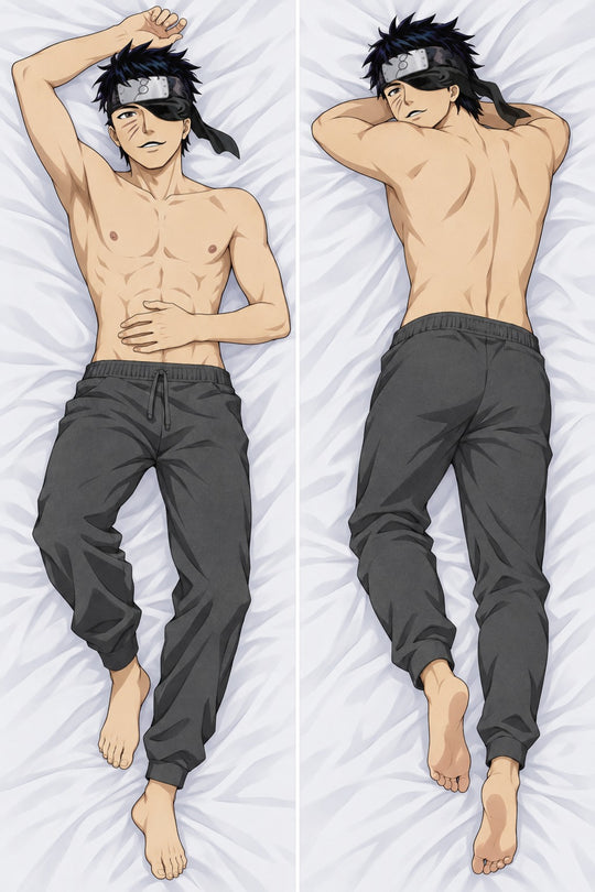 Obito Uchiha Shirtless Lounge Body Pillow