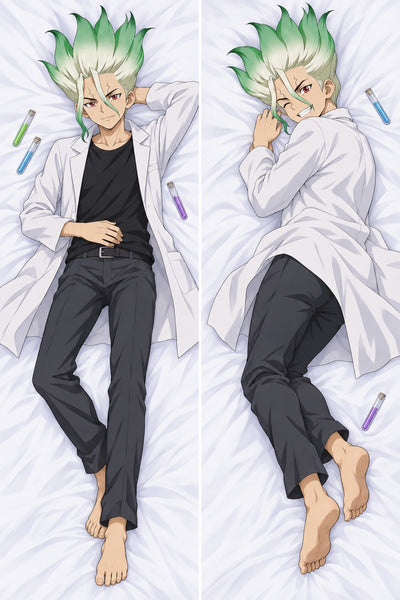 Senku Lab Coat Body Pillow