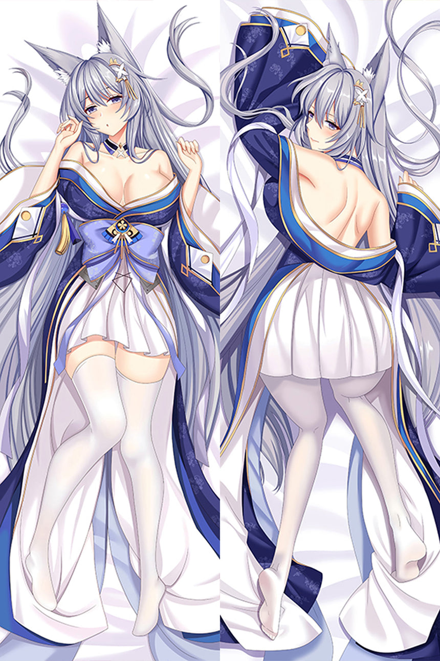 Shinano Silver Fox Robe Body Pillow