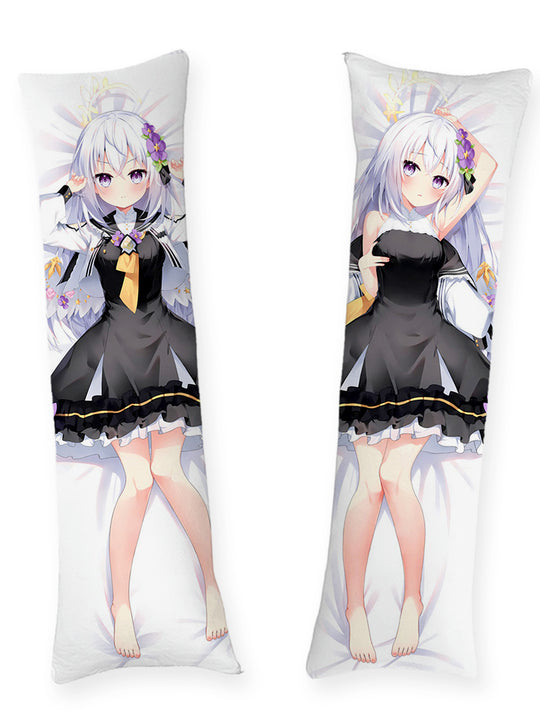 Shirasu Azusa Black Dress Body Pillow