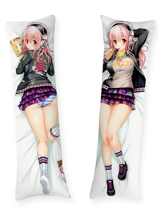 Super Sonico Dragon Shirt Body Pillow