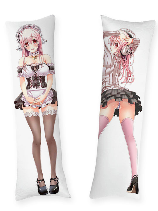 Super Sonico Maid Body Pillow