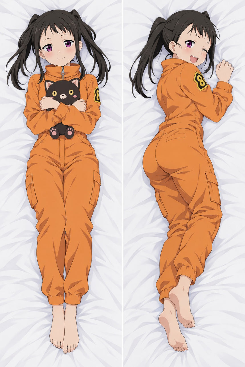 Tamaki Fire Force Jumpsuit Body Pillow