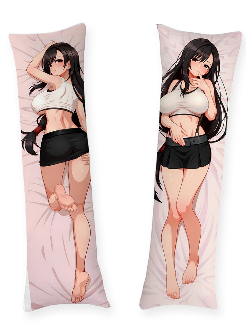 Tifa Lockhart Black Skirt Body Pillow