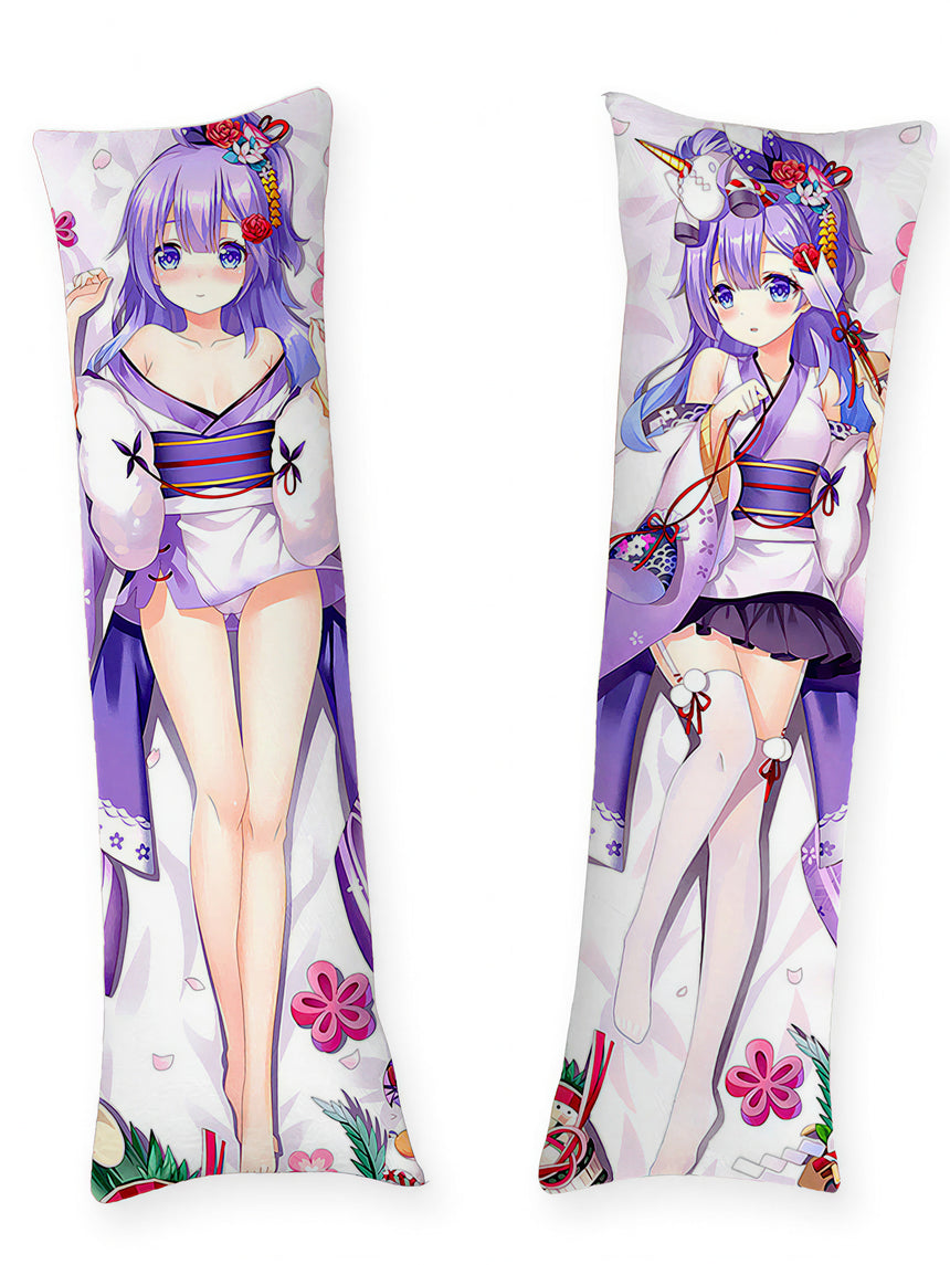 Unicorn Plum and Snow dakimakura