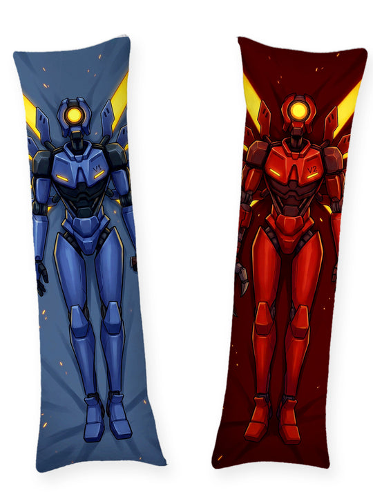 V1 and V2 Ultrakill Body Pillow