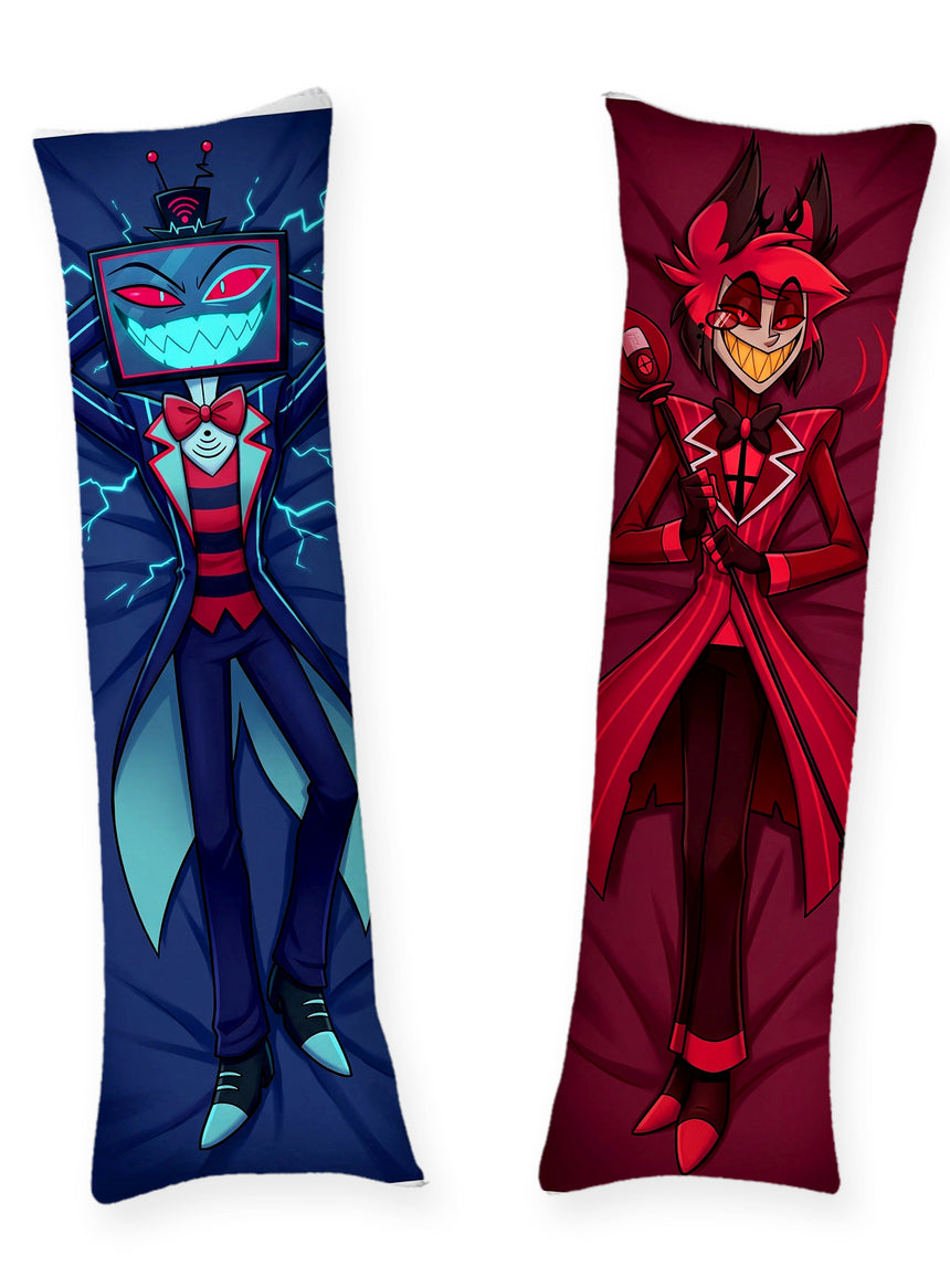 Vox and Alastor Radio Rivals Body Pillow