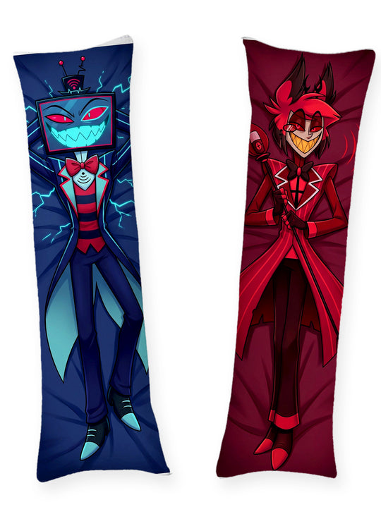 Vox and Alastor Radio Rivals Body Pillow