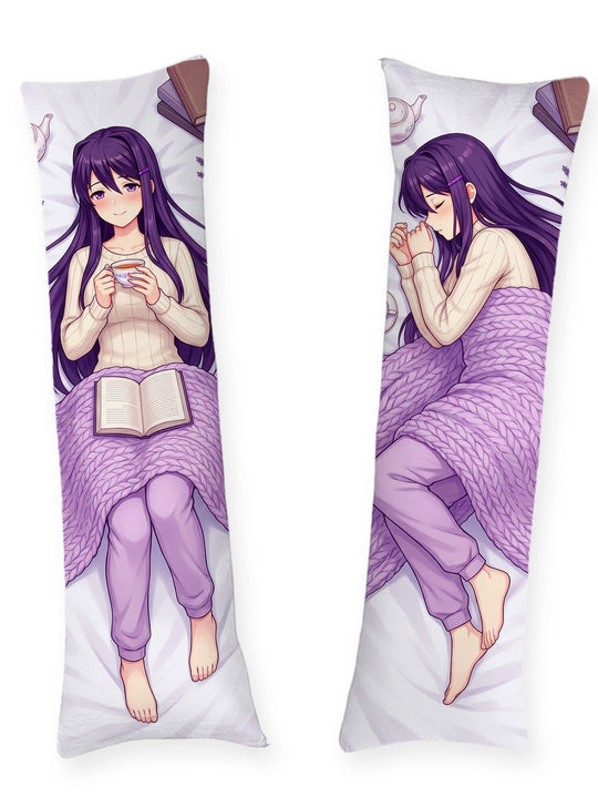 Yuri DDLC Cozy Blanket Tea Time Body Pillow