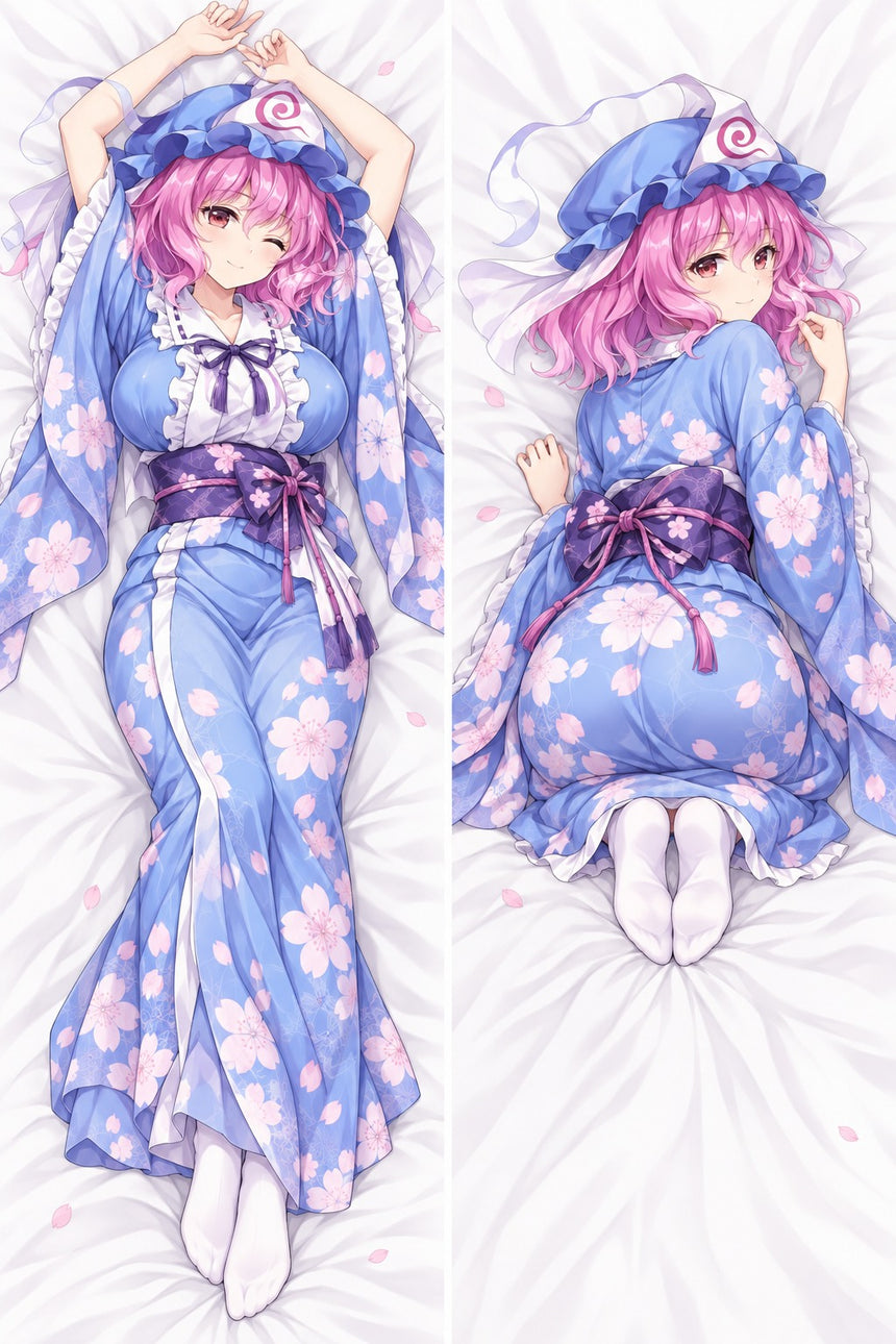 Yuyuko Saigyouji Sakura Kimono Body Pillow