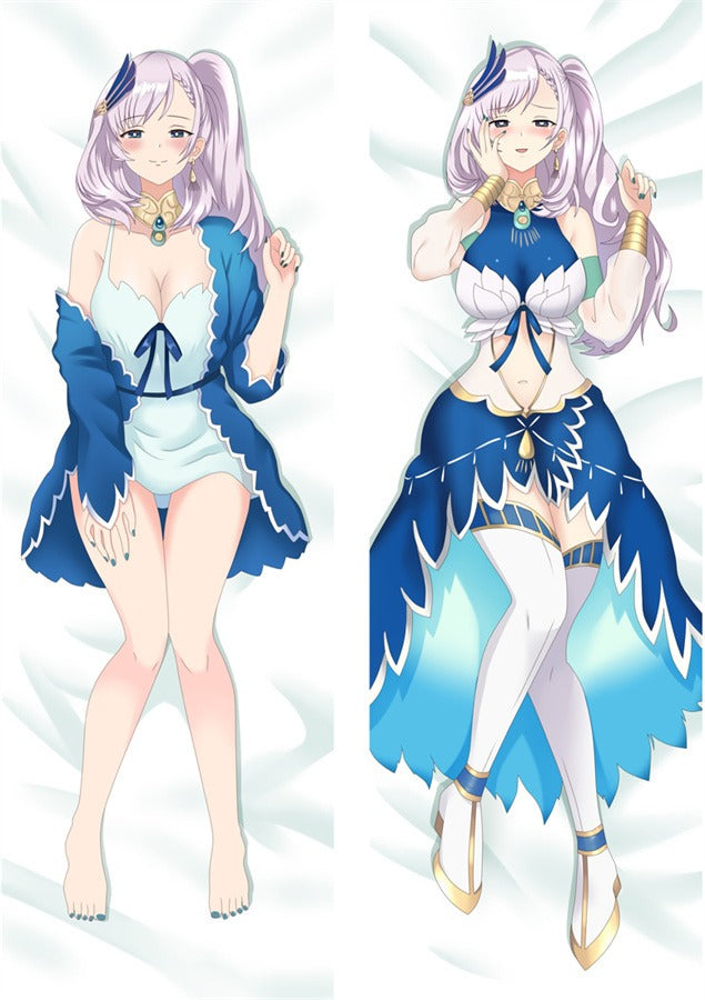 Lavender Twintails Peacock Dress dakimakura