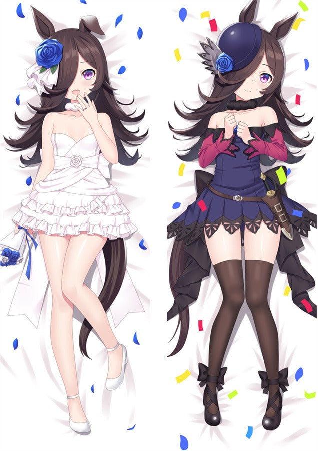 Rice Shower White Dress dakimakura