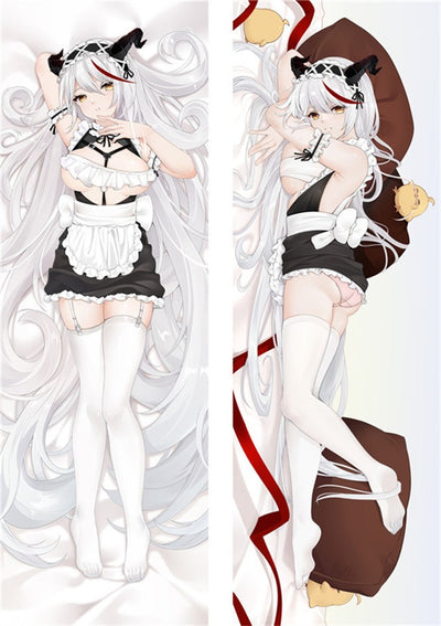 Aegir Maid Outfit and White Stockings Body Pillow
