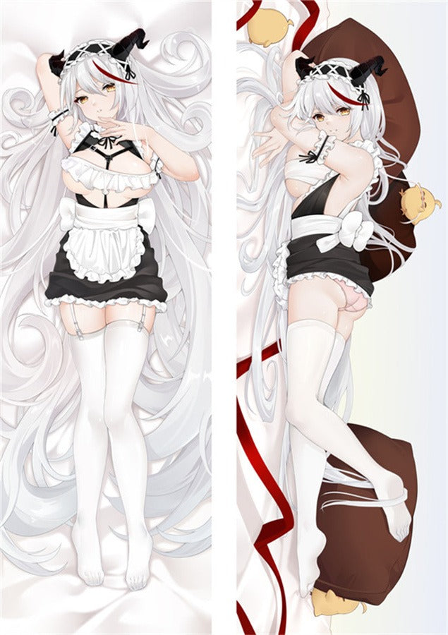 Aegir Maid Outfit and White Stockings Body Pillow