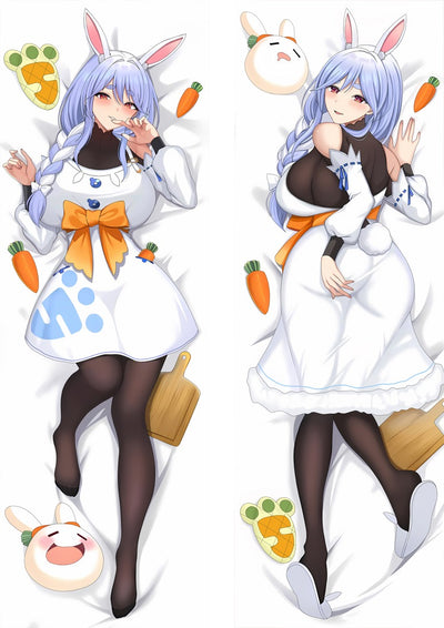 Pekora's Mom White Apron Dress Body Pillow