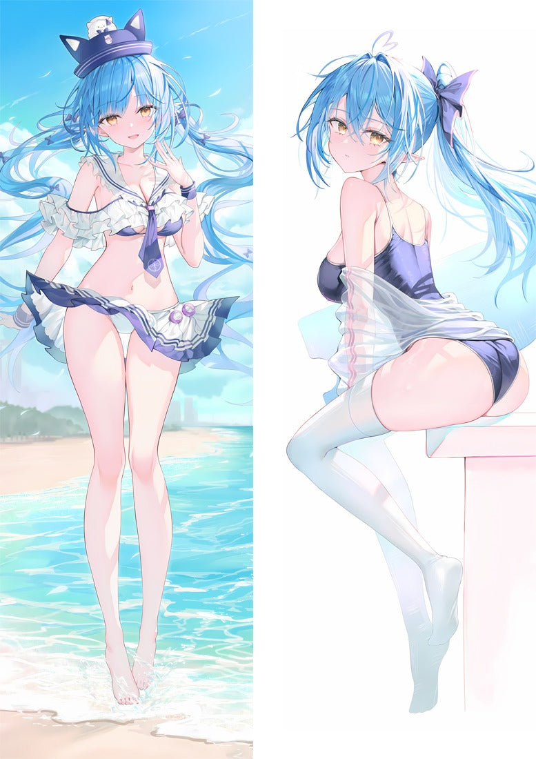 Yukihana Lamy Beach Swimsuit Body Pillow