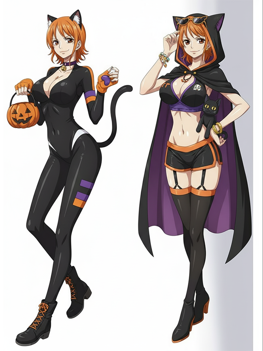 Nami Halloween Body Pillow - design