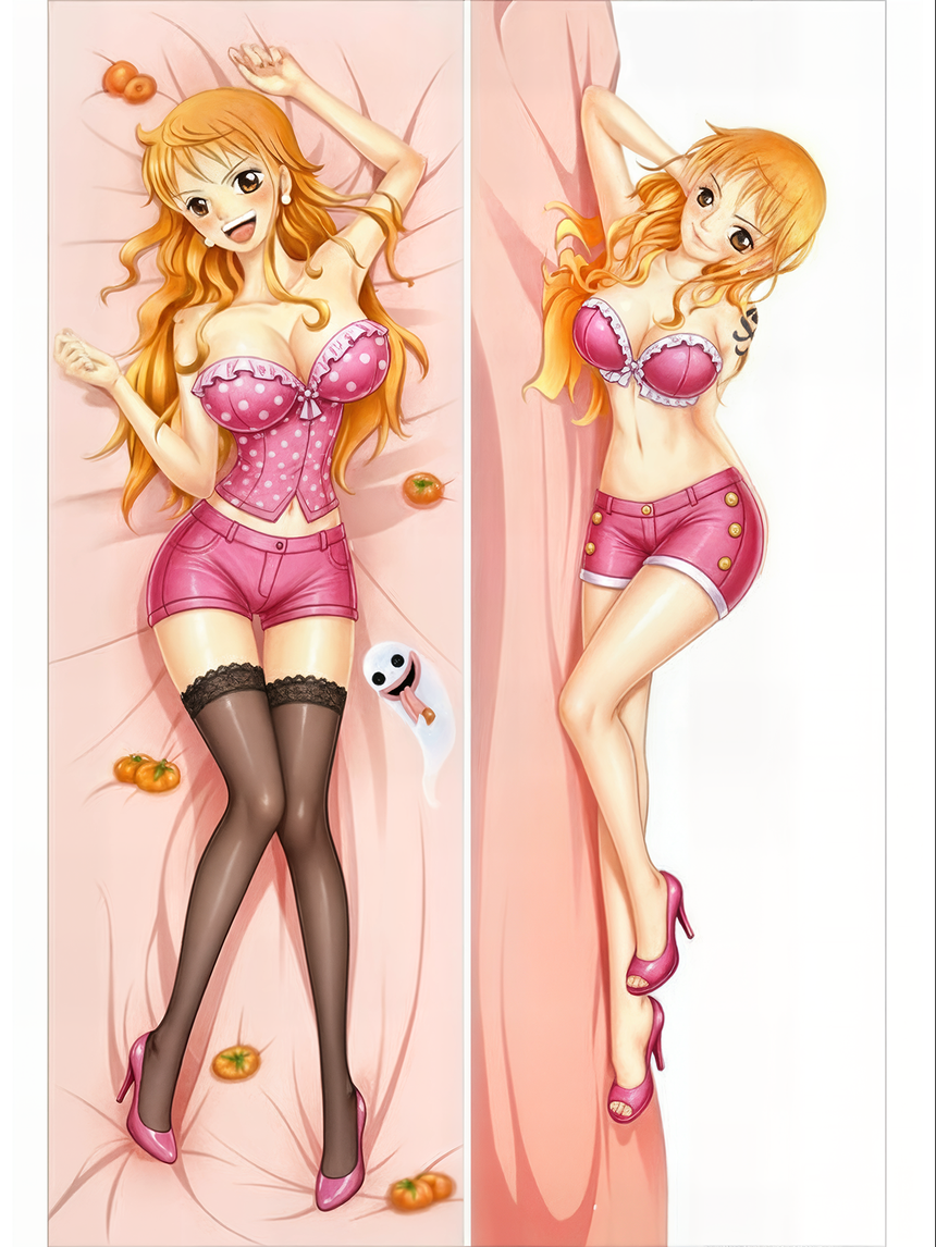 Nami Pink Body Pillow - design