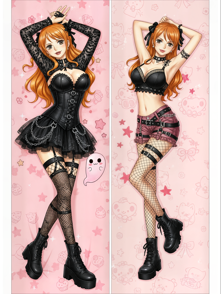 Nami Gothic Body Pillow - design