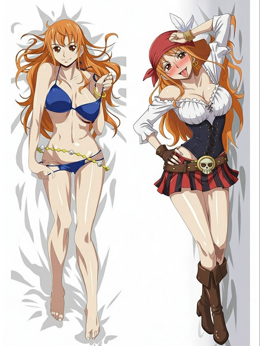 Nami Pirate Body Pillow - design