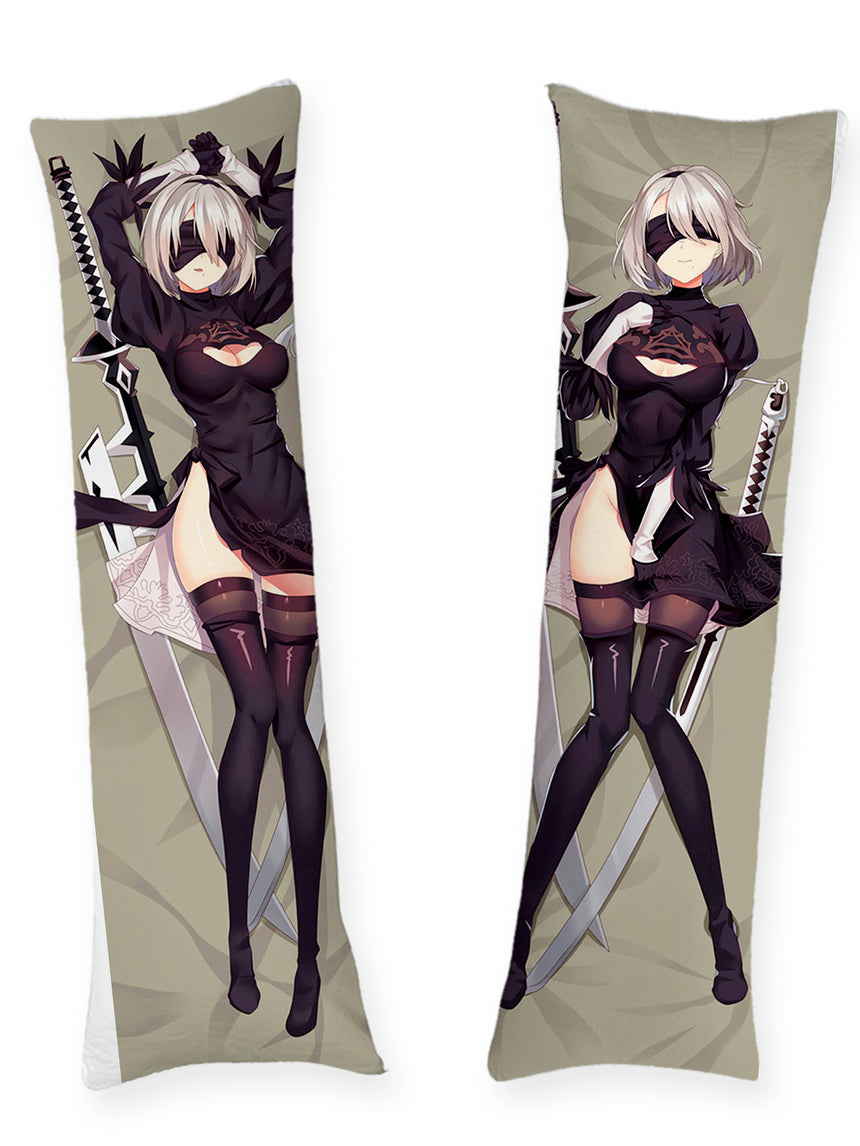 2B Twin Swords Body Pillow