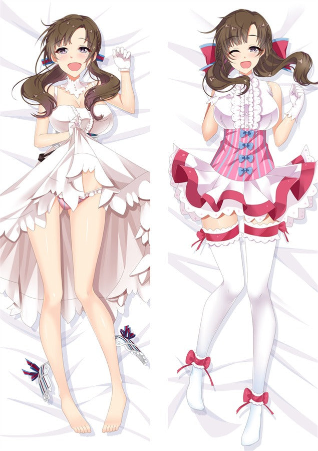 Mamako Oosuki White and Pink Dress Body Pillow