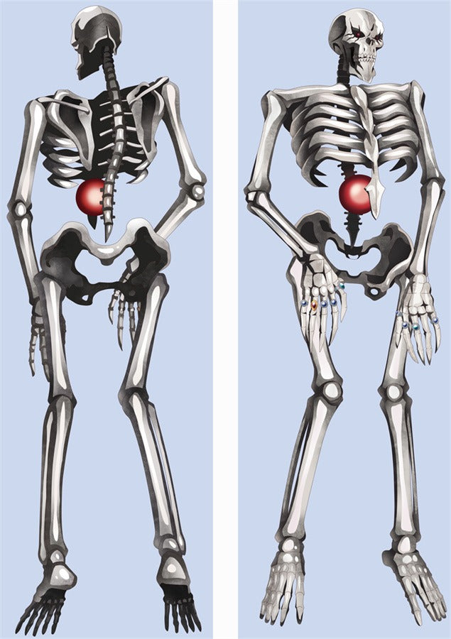 Ainz Ooal Gown Skeleton Body Pillow